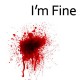 تیشرت طرح I'm Fine