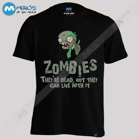 تیشرت طرح Zombies R alive