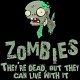 تیشرت طرح Zombies R alive