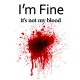 تیشرت طرح it's not my blood