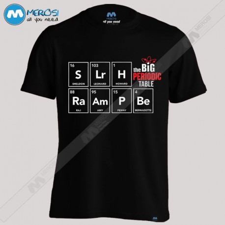 تیشرت The Big Bang Theory Periodic Table