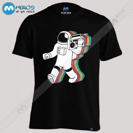 تیشرت طرح Space Music Box