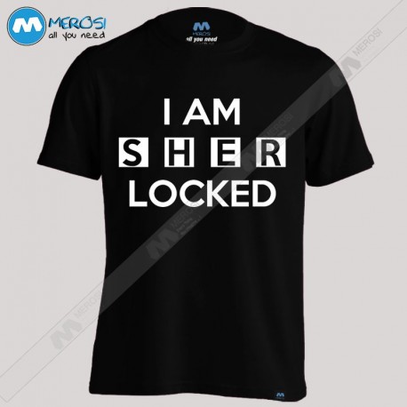 تیشرت طرح I AM Sherlocked