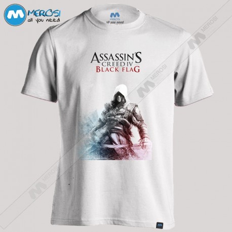 تیشرت طرح ASSASSINs CREED black flag
