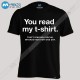 تیشرت طرح ua read my t-shirt