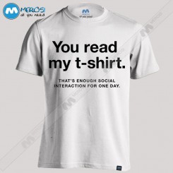 تیشرت طرح you read my t-shirt