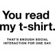 تیشرت طرح ua read my t-shirt