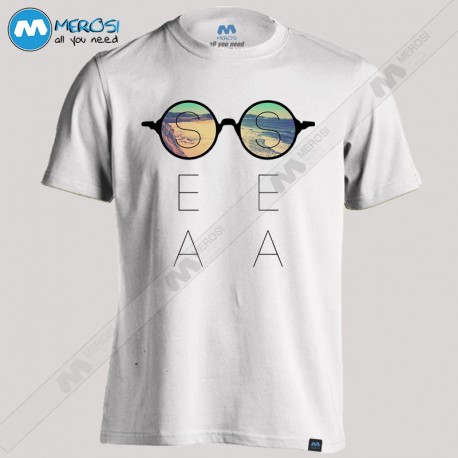 تیشرت Vintage Glasses Sea