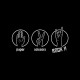 تیشرت طرح Paper Scissors Rock