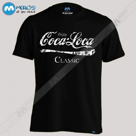 تیشرت طرح Enjoy Coca-Loca Classic