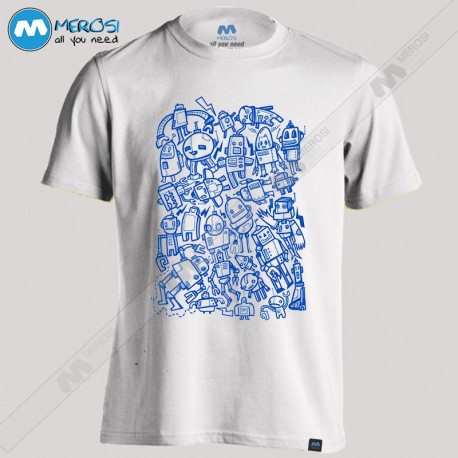تیشرت طرح Robot Overload
