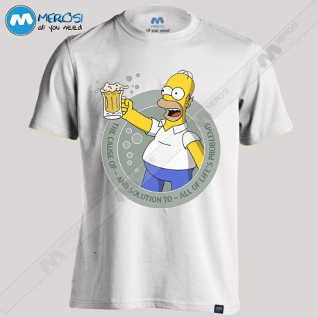 تیشرت طرح Simpson Beer