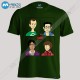 تیشرت طرح Big Bang Theory Faces