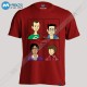 تیشرت طرح Big Bang Theory Faces