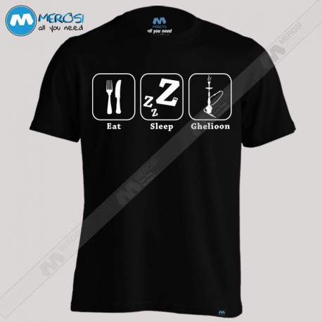 تیشرت Eat , Sleep , Ghelioon