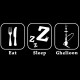 تیشرت Eat , Sleep , Ghelioon