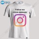 تیشرت طرح دلخواه Instagram