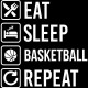 تیشرت Eat Sleep Basketball