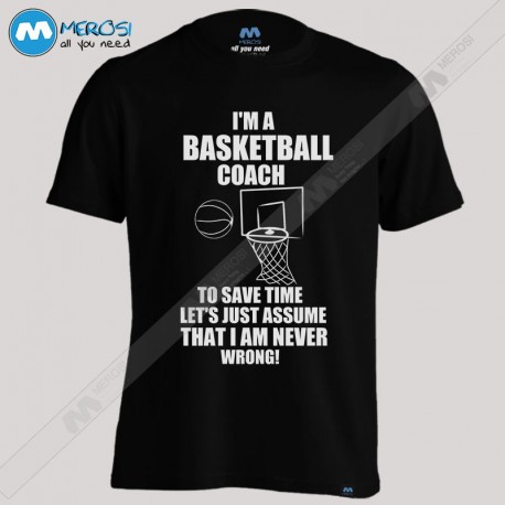 تیشرت Basketball Coach